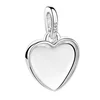 Pandantiv din argint Custom Photo Crystal Pink Heart picture - 5