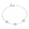 Bratara din argint Beautiful Daisies