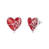 Cercei din argint Elastic Heart picture - 1