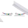 Cercei din argint Rainbow Bubble Studs picture - 3