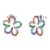 Cercei din argint Rainbow Little Flowers picture - 1