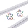 Cercei din argint Rainbow Little Flowers picture - 2