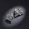 Cercei din argint Rainbow Little Flowers picture - 5