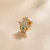 CERCEL din argint Golden Lucky Eye picture - 3