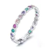 Inel din argint Rainbow Dots picture - 1