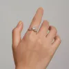 Inel din argint Simple Heart Crystal picture - 6