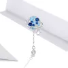 Talisman din argint Blue Crystal Planet picture - 2