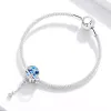 Talisman din argint Blue Crystal Planet picture - 3