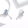 Talisman din argint Blue Crystal Planet picture - 4