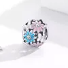 Talisman din argint Flowers and Butterflies Charm picture - 3