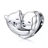 Talisman din argint Lovely Kitten and Puppy picture - 1