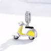 Talisman din argint Yellow Motor Scooter picture - 2