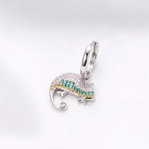CERCEL din argint Beautiful Chameleon
