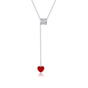 Colier din argint Loving Red Heart