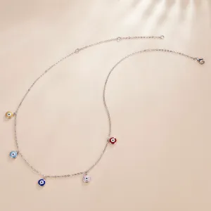 Colier din argint Lucky Eye Circle