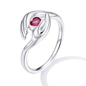 Inel din argint Guardian Heart