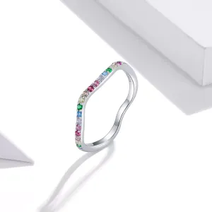 Inel din argint Magic Rainbow