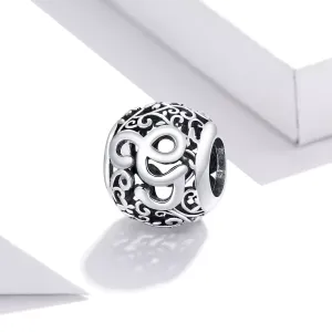 Talisman din argint Alphabet Letter G