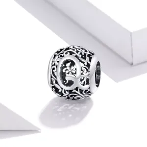 Talisman din argint Alphabet Letter Q