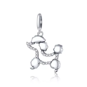 Talisman din argint Crysyal Poodle