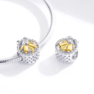 Talisman din argint Golden Bluebell