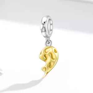 Talisman din argint Golden Half Heart Pentru Fiica