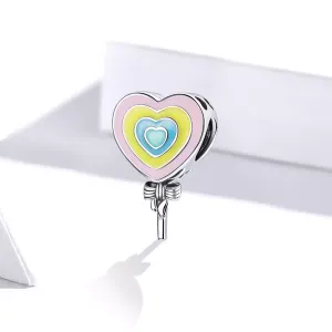 Talisman din argint Lollipop Heart