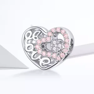 Talisman din argint Love in my Heart