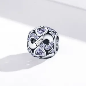 Talisman din argint Magic Stone for June