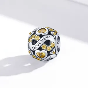 Talisman din argint Magic Stone for November