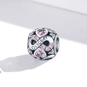 Talisman din argint Magic Stone for October