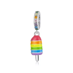 Talisman din argint Rainbow Icecream