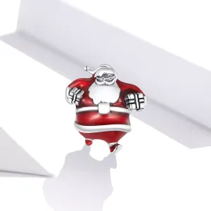 Talisman din argint Santa Claus