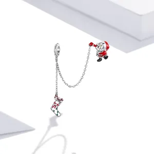 Talisman din argint Santa's Gift