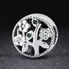 Talisman din argint Beautiful Green Tree picture - 5