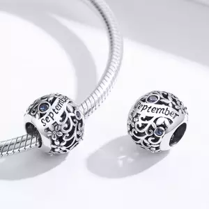 Talisman din argint Birthday Stone September