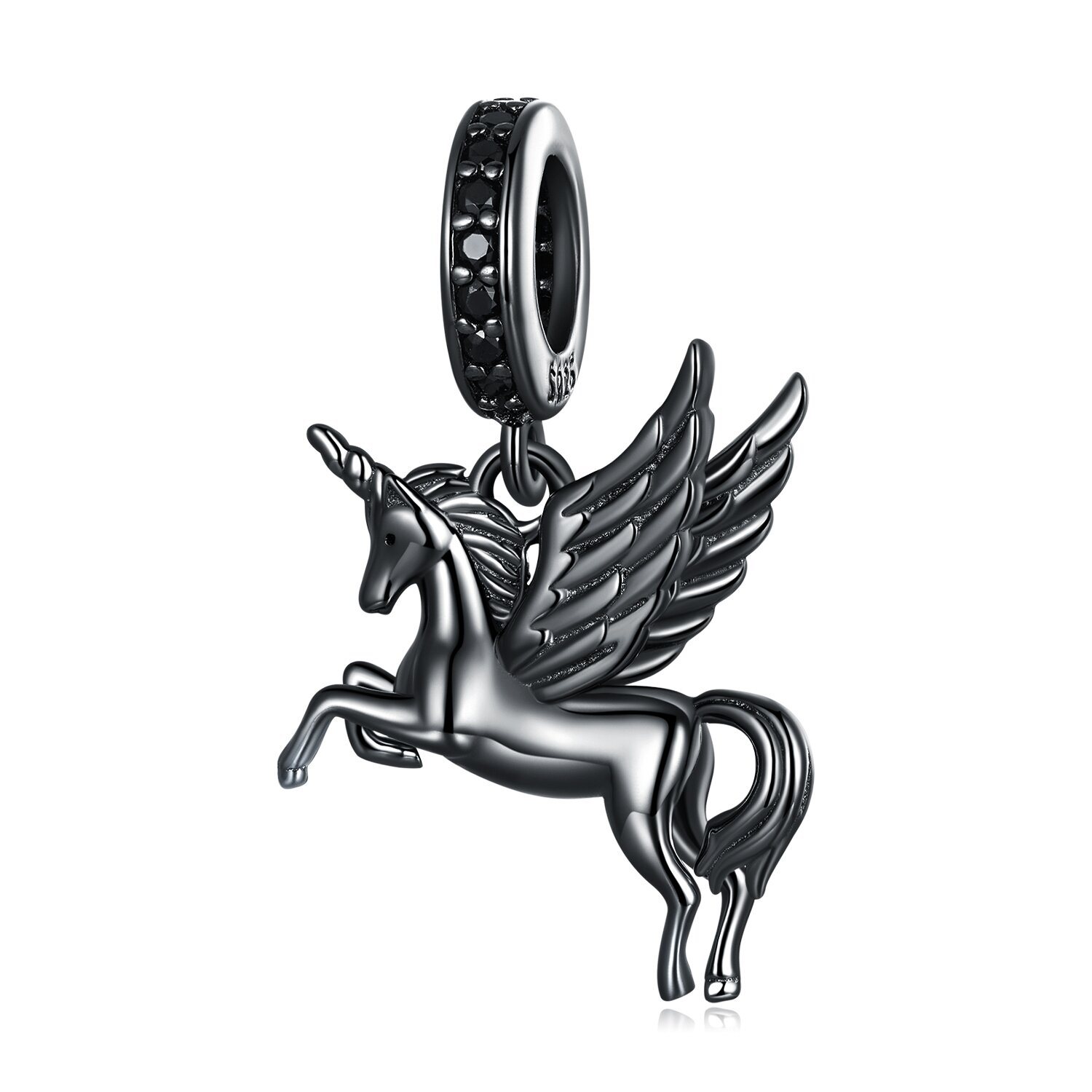 Talisman din argint Black Pegasus image10