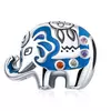 Talisman din argint Blue Elephant picture - 1