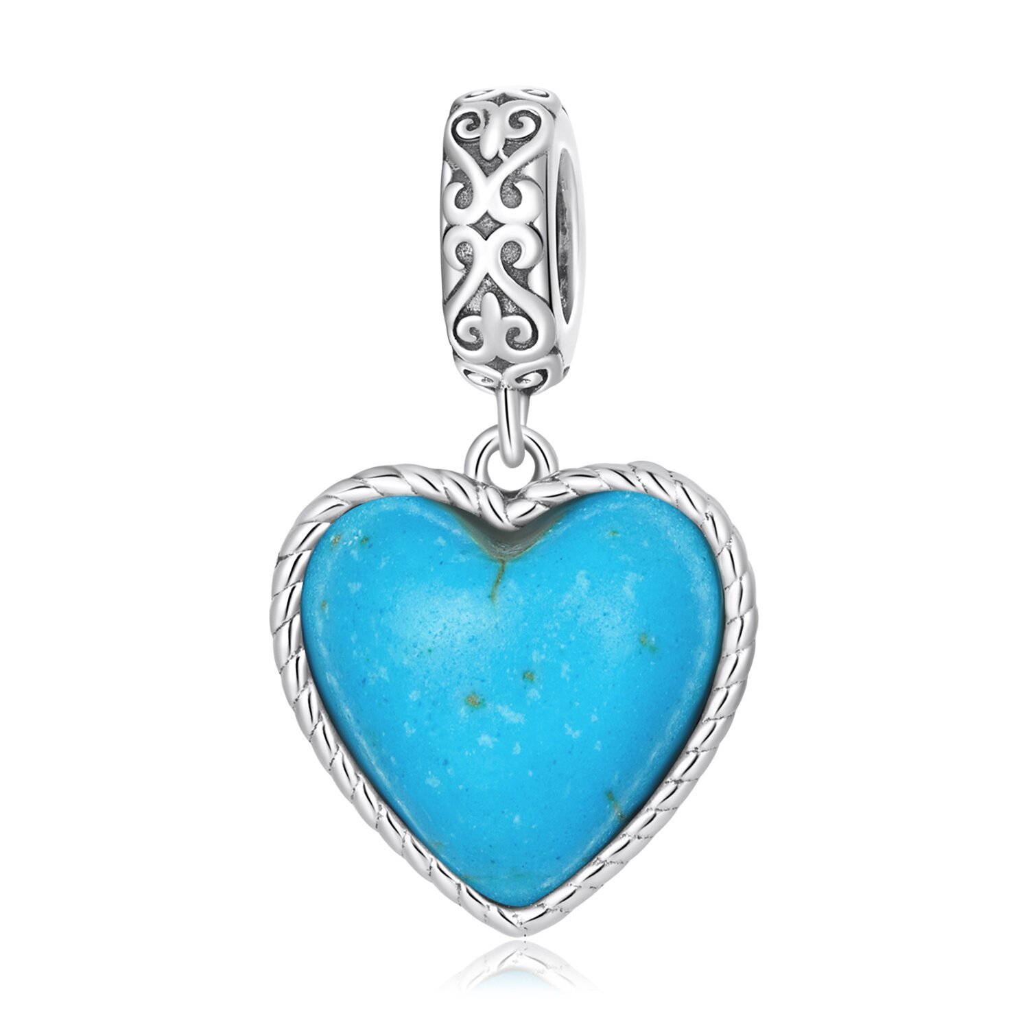 Talisman din argint blue love