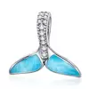 Talisman din argint Blue Mermaid's Tail picture - 1