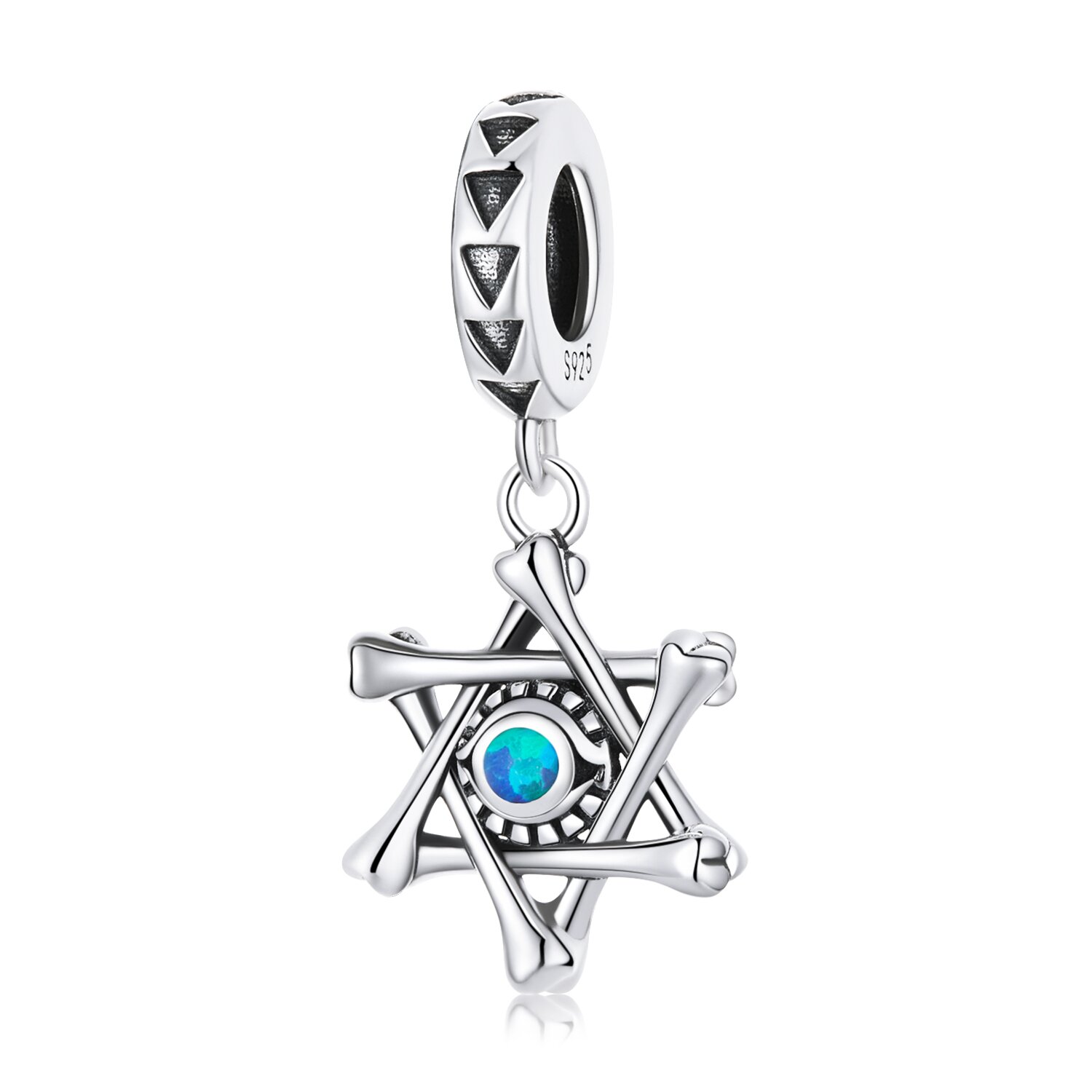 Talisman din argint blue vision