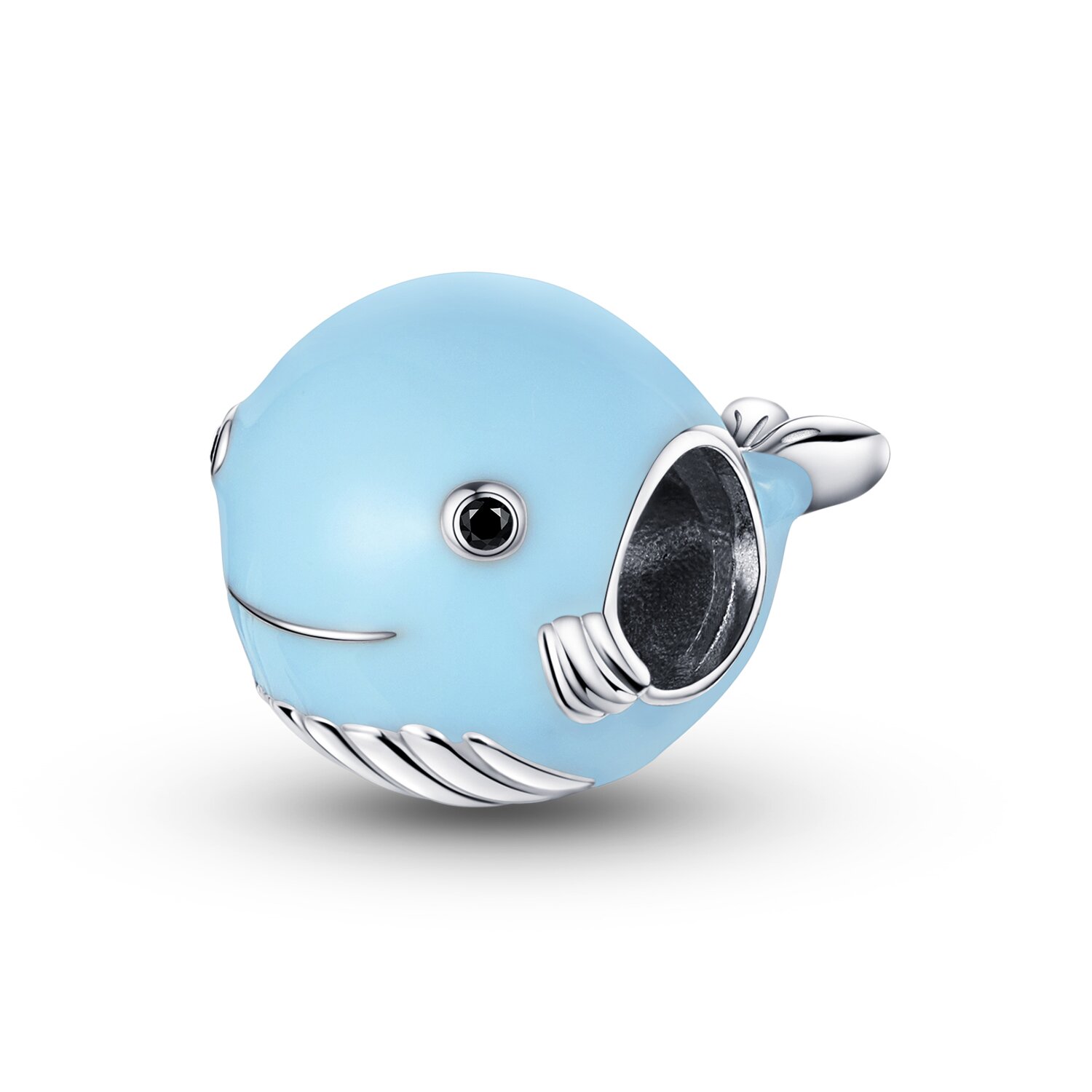 Talisman din argint Blue Whale