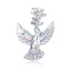 Talisman din argint Colored Pigeon