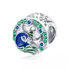 Talisman din argint Colorful Peacock picture - 1