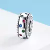 Talisman din argint Colorful Spacer Charm picture - 2