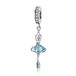 Talisman din argint cu Balerina