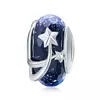 Talisman din argint cu Sticla si Stele Cazatoare picture - 1