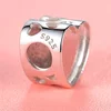 Talisman din argint Custom Photo Forever Friends Heart picture - 4