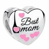 Talisman din argint Custom Photo Heart for Best Mom