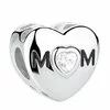 Talisman din argint Custom Photo Mom Heart picture - 2